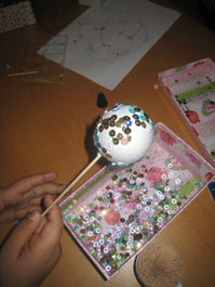 Glitzerkugeln und Twitter . 05. November 2013 