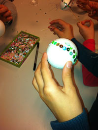 Glitzerkugeln und Twitter . 05. November 2013 